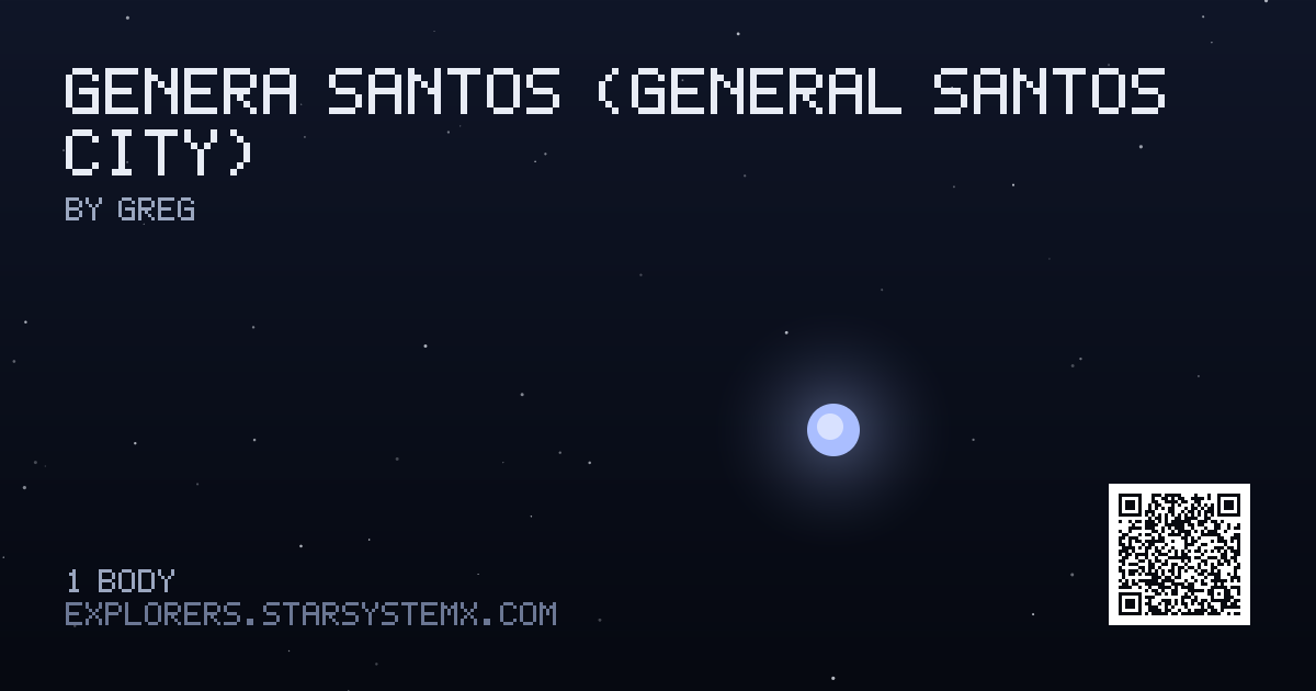 Cover image for Genera santos (General Santos City)